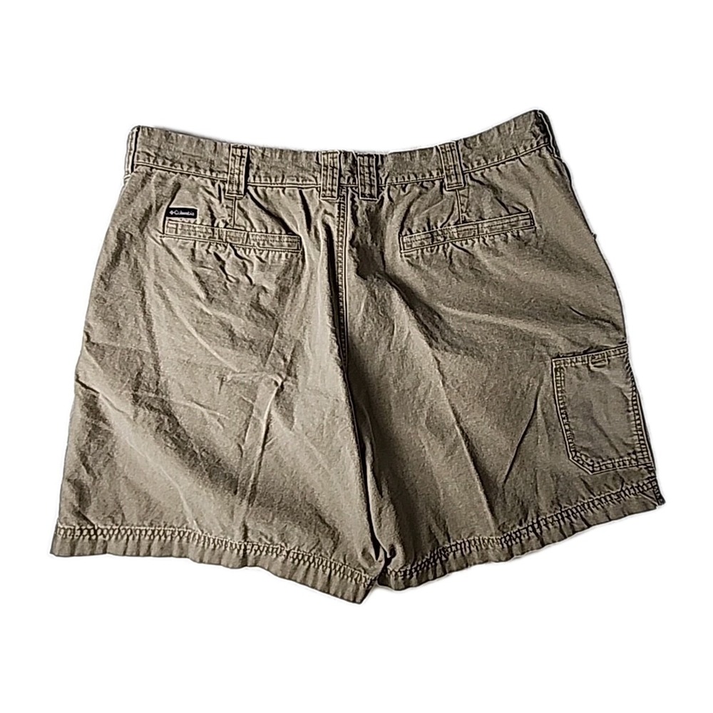 Lot 2 Columbia Men's 40W/8L Cargo‎ Shorts Khaki & Stone Outdoor Hiking Classic - Picture 7 of 15